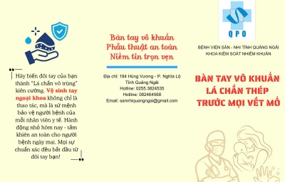 Vệ sinh tay ngoại khoa – Lá chắn vàng trước nguy cơ nhiễm khuẩn